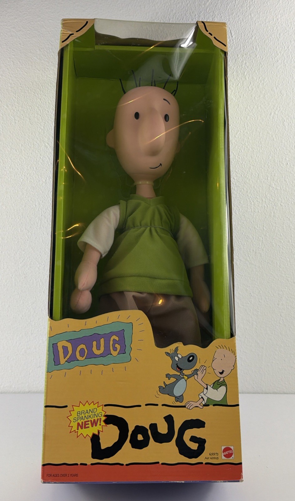 Vintage Doug 18in Doll Doug Cartoon Rare and UNOPENED Box