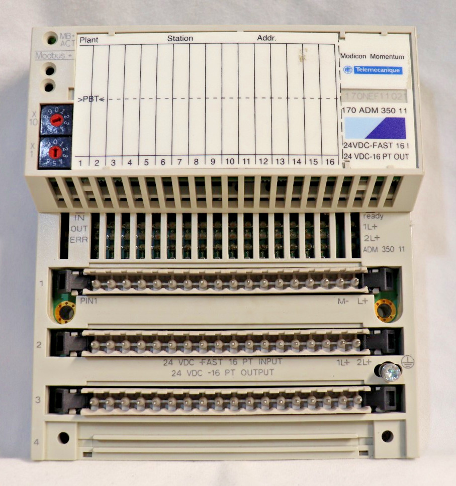 170ADM35011 Telemecanique Modicon Momentum Process Adapter 170NEF11021 ADM35011