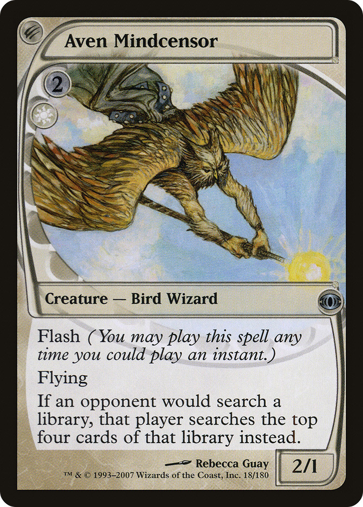 Aven Mindcensor (18) Future Sight MTG Magic the Gathering NM Aven Mindcensor (18) Future Sight MTG Magic the Gathering NM