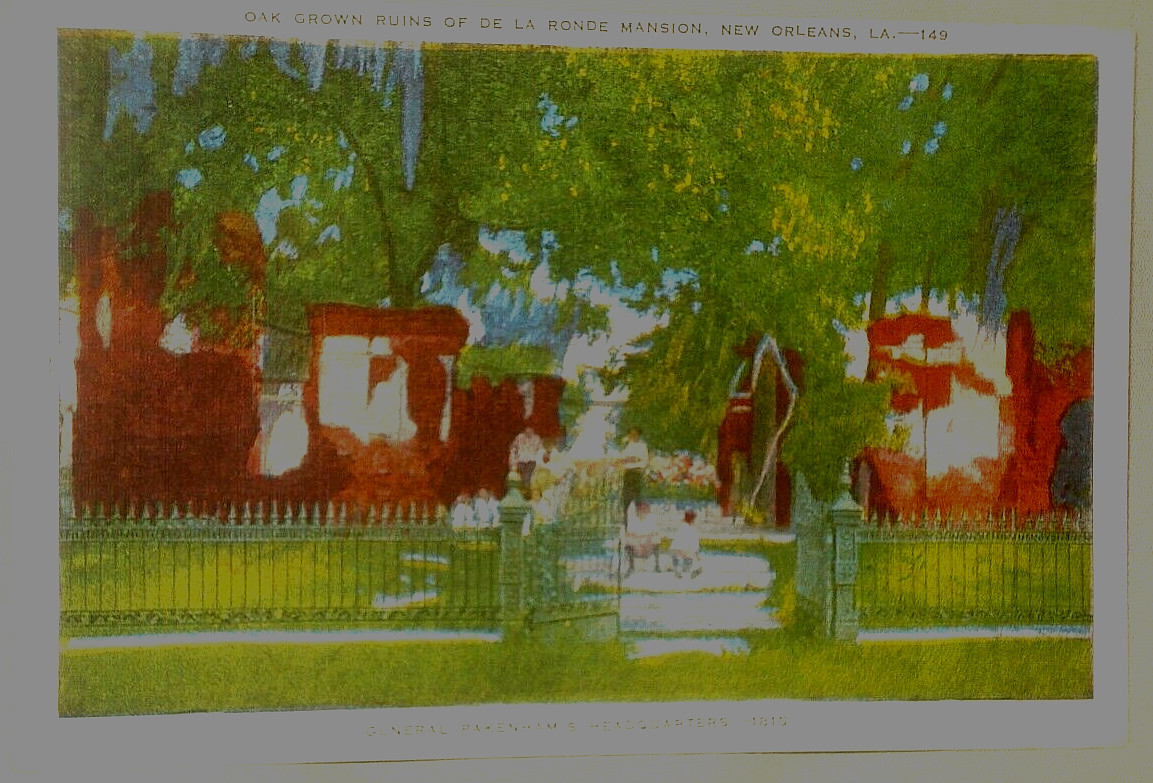 General Packenham Chalmette 1948 POSTCARD New Orleans La