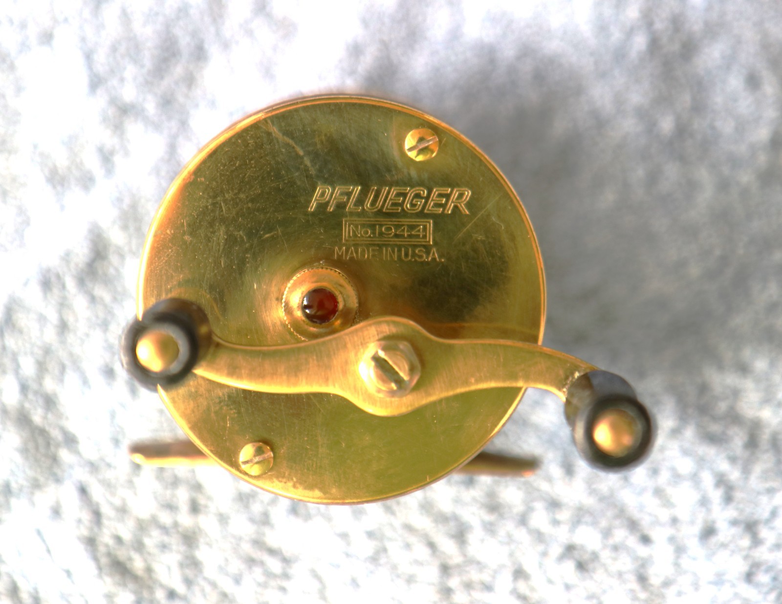 Pflueger Vintage Brass Baitcasting Casting Fishing Reel Model 1944