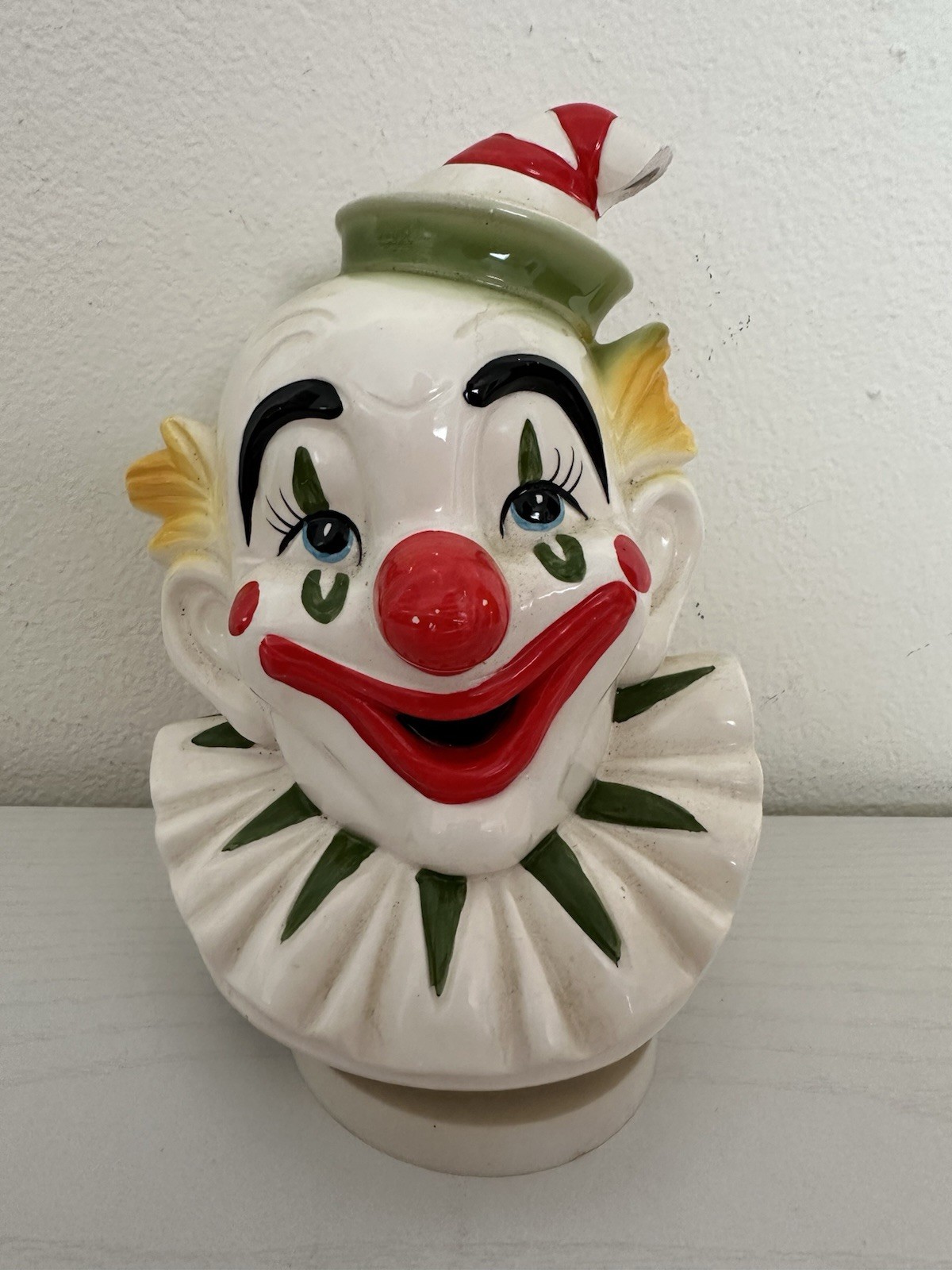 Vtg 1979 Schmid Clown Music Box Send In The Clowns Hand Painted Japan No 270