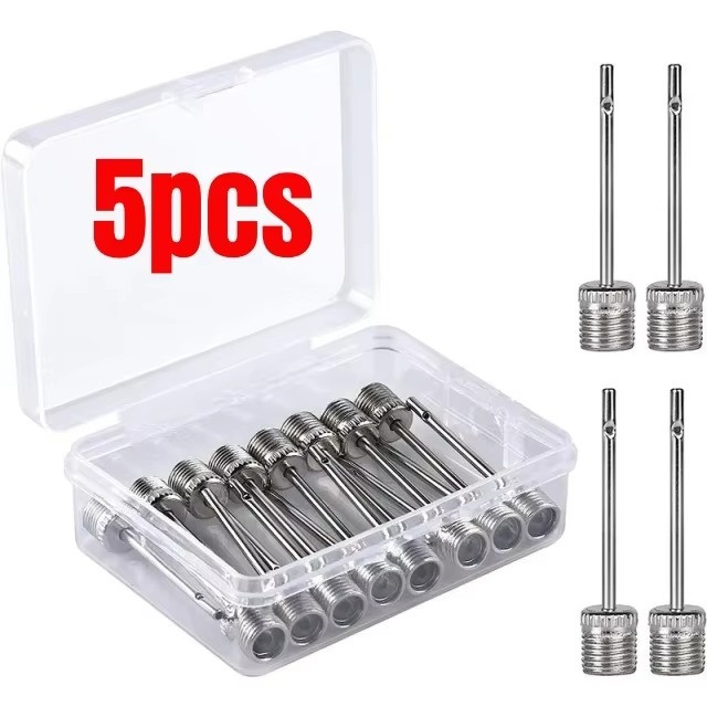 5/10/20PCS Sport Inflating Needle Pin Nozzle Football Basketball Soccer Air Pump