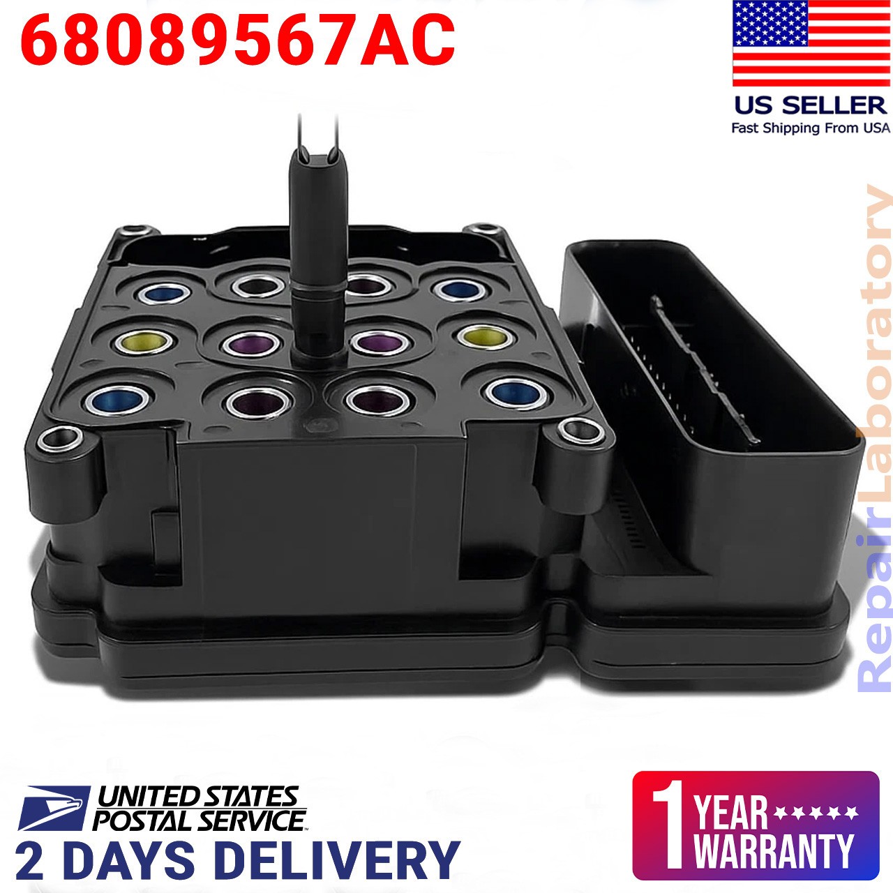 ✅68089567AC✅ReBuilt 2011-2014 Jeep Compass ABS Anti-lock Brake  CONTROL MODULE
