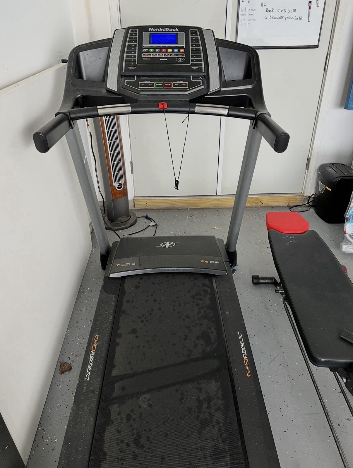 NordicTrack T 6.5 S Electric Folding Treadmill 10 mph 10% Incline Black NordicTrack T 6.5 S Electric Folding Treadmill 10 mph 10% Incline Black