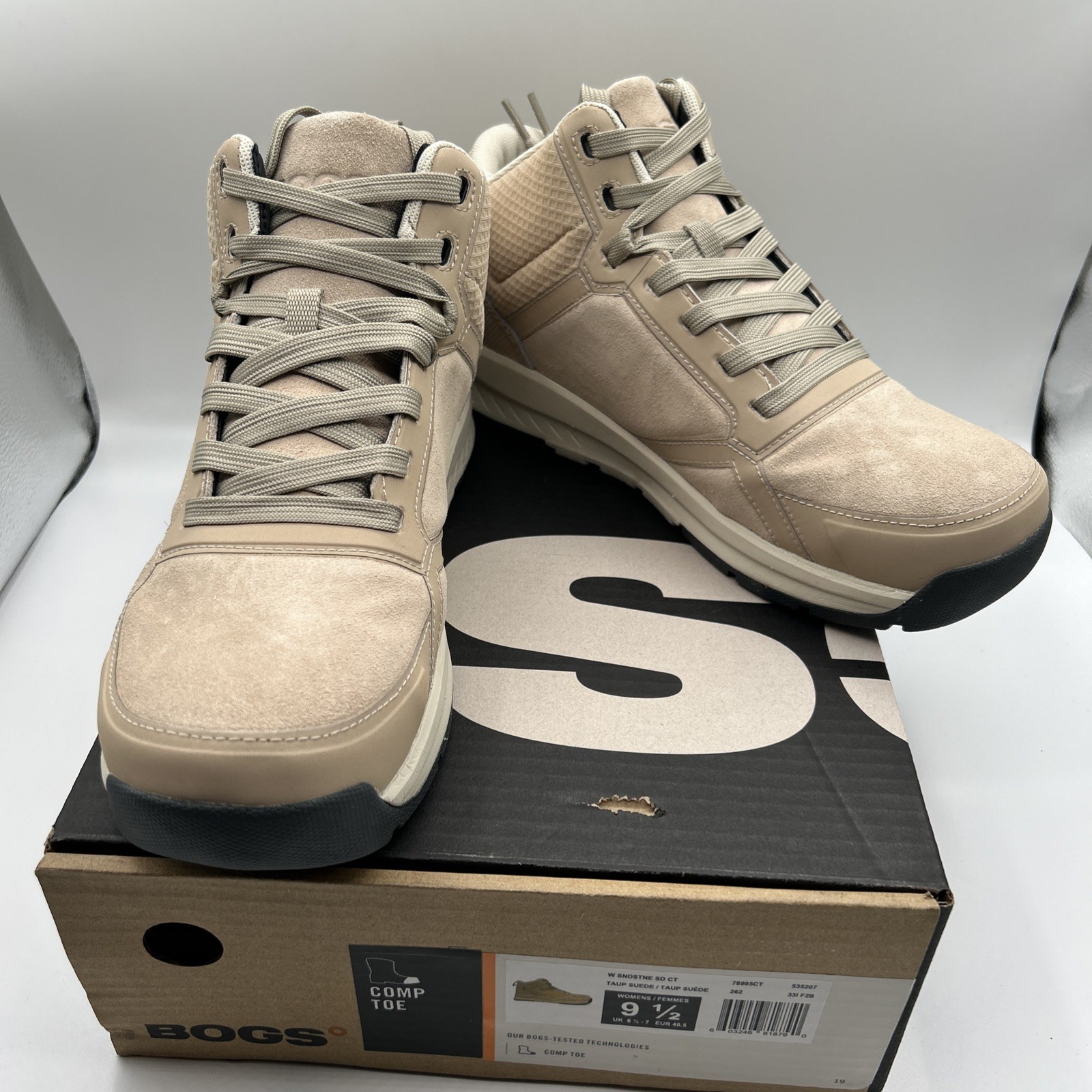 NEW BOGS Women\'s Sandstone SD Comp Toe,EH Rating, Slip Resistant,SZ: 9.5 M,(NIB) NEW BOGS Women\'s Sandstone SD Comp Toe,EH Rating, Slip Resistant,SZ: 9.5 M,(NIB)