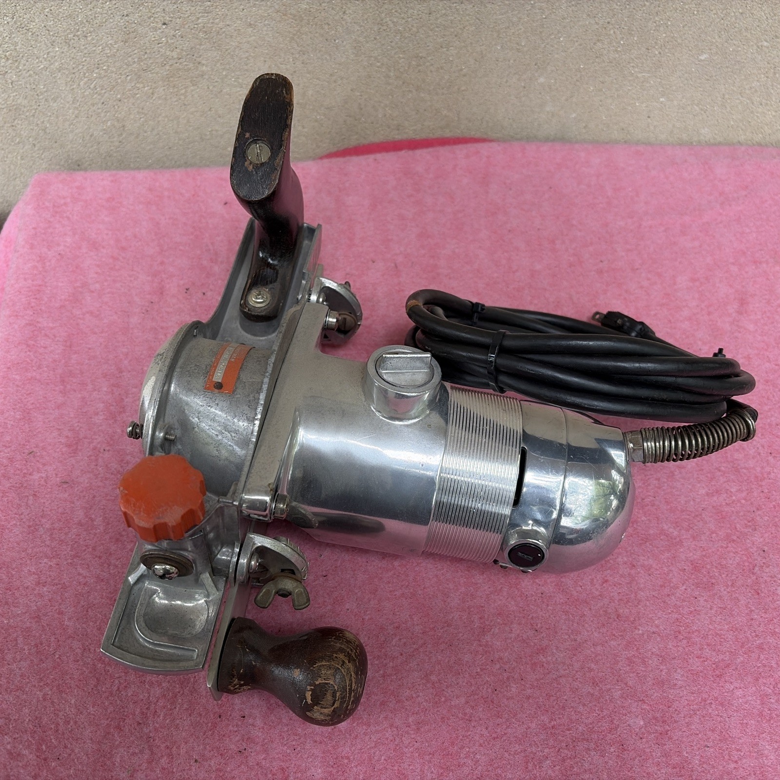 Vintage Stanley Handyman 115V Electric Router Motor w/Planer GA 11142 A Works