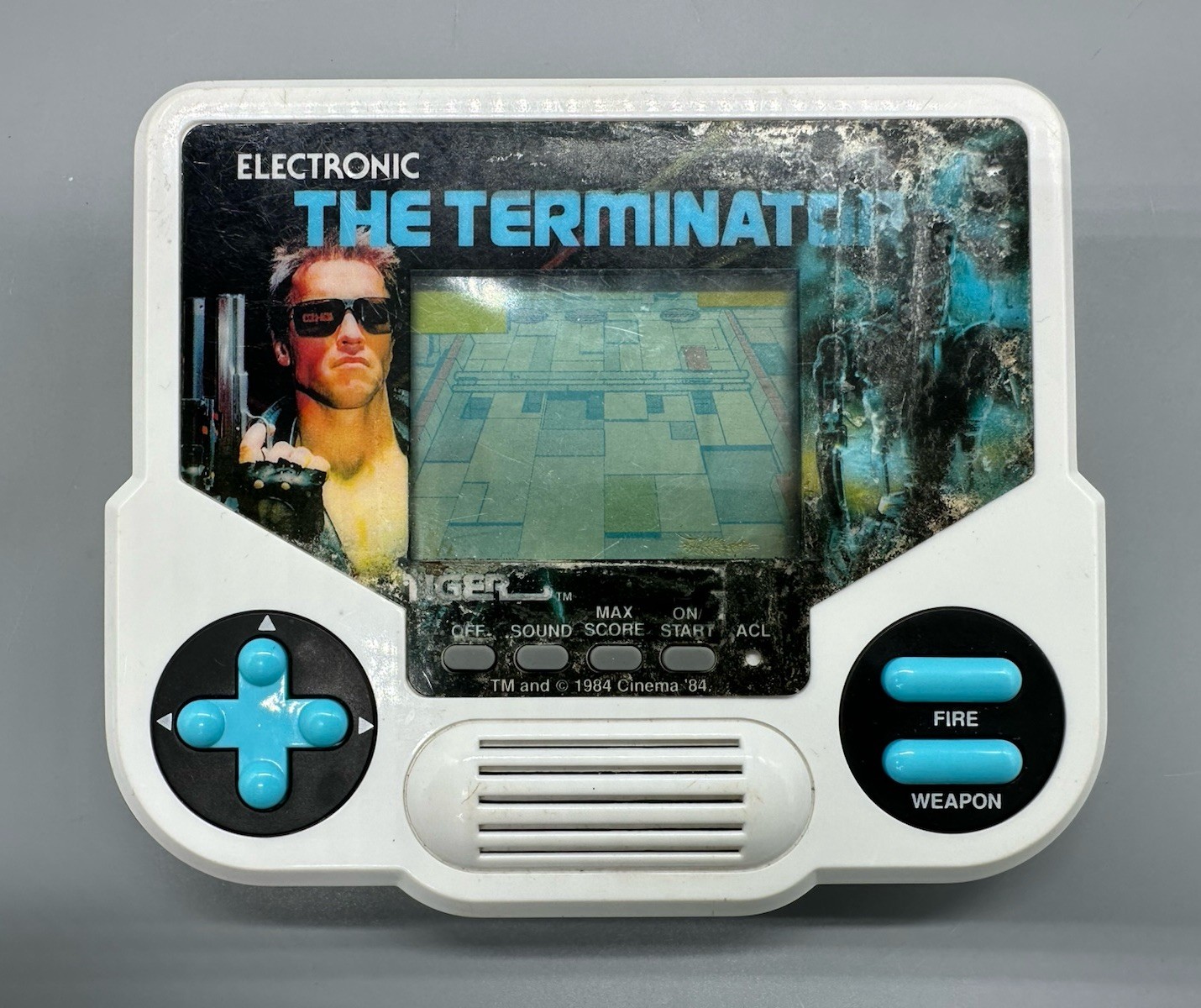 Tiger Electronics 1988 THE TERMINATOR - Electronic Handheld Game WORKING - USED
