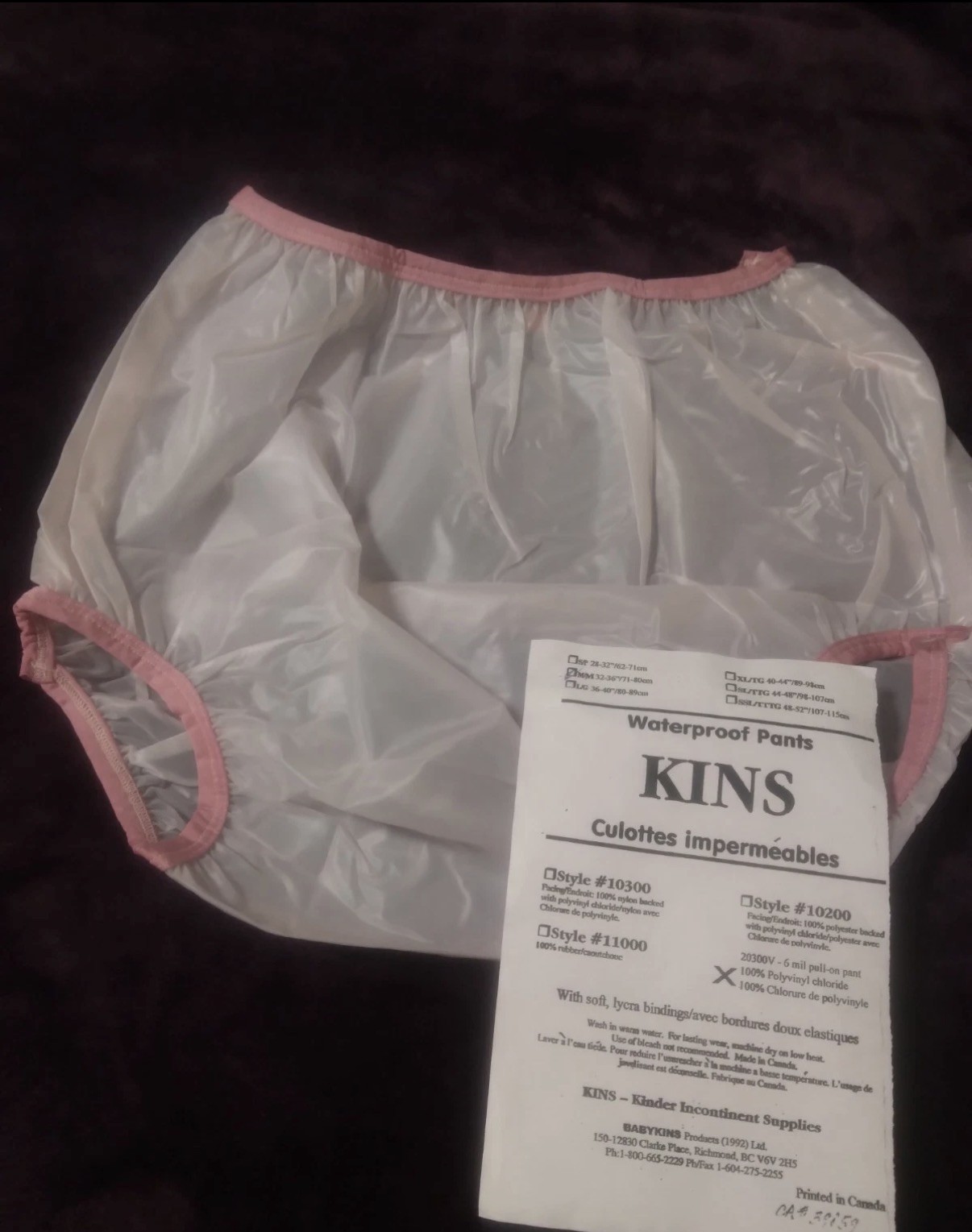BabyKins full brief plastic pants BabyKins full brief plastic pants