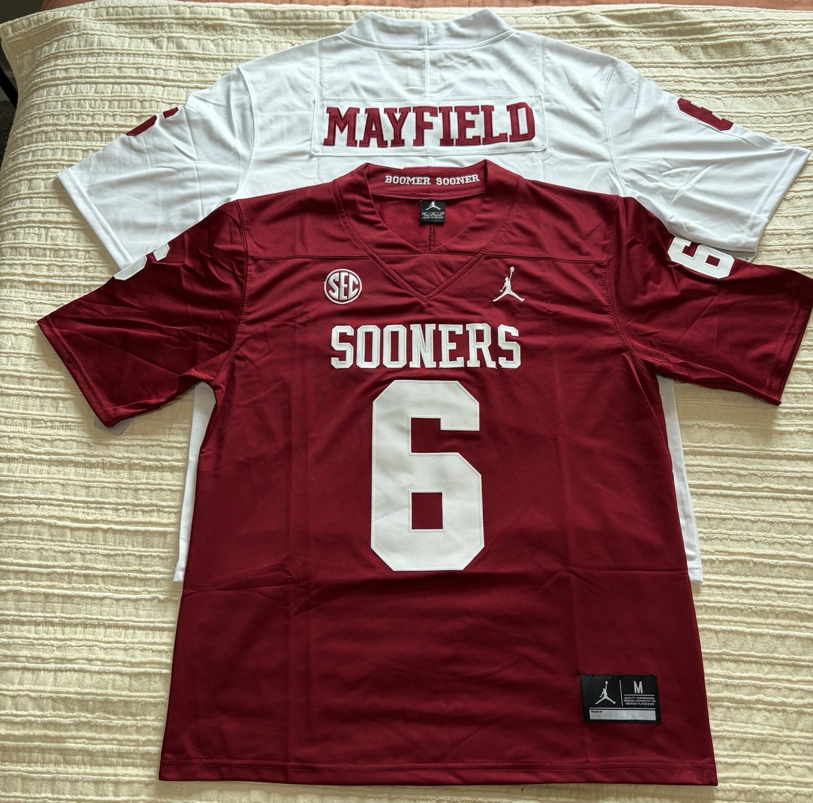 NEW Baker Mayfield Oklahoma Sooner #6 Jersey SHIPS SAME DAY