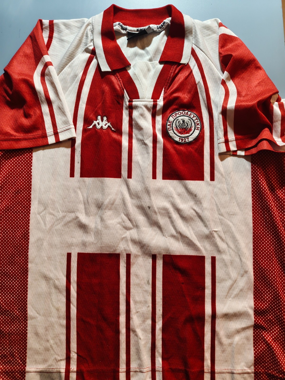 Proodeftiki FC 1998/99 Kappa Home Jersey #11 Vintage Greek Football XL