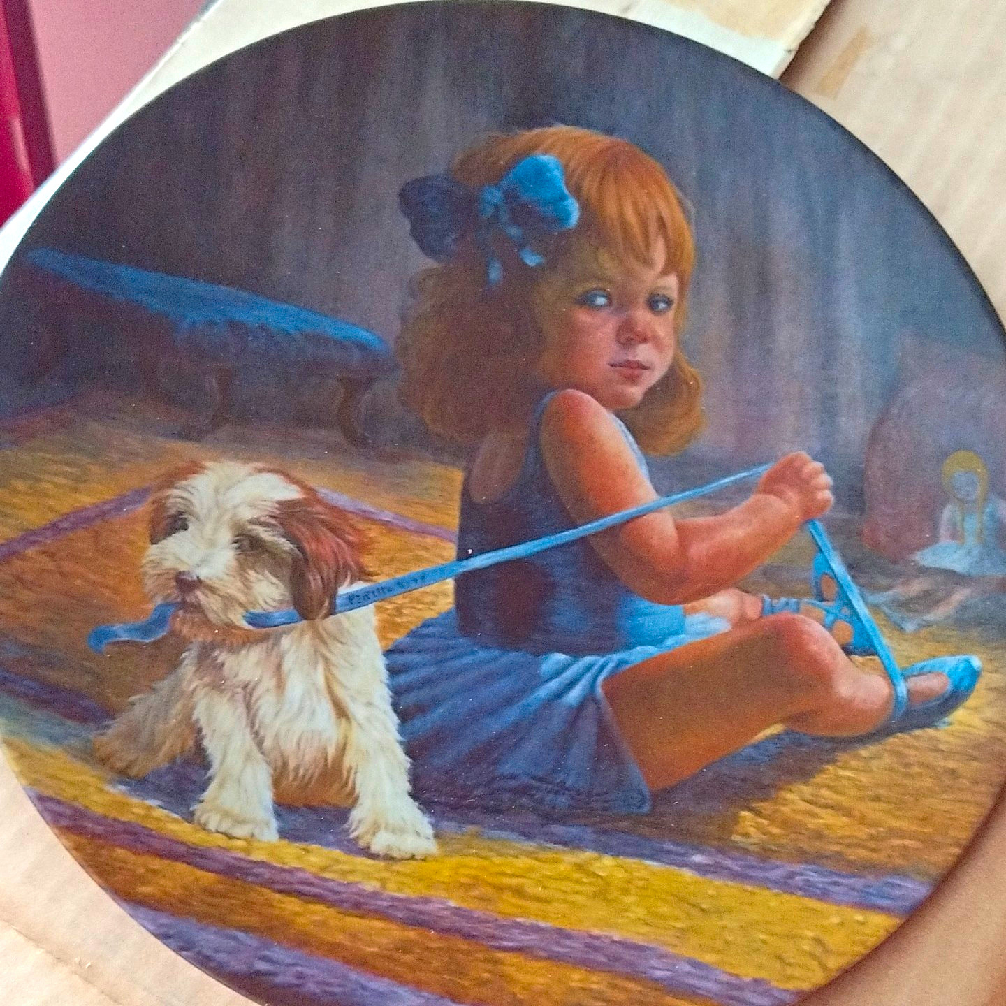 Gregory Perillo Ballerina’s Dilemma Plate 1980 #1983/15000 COA Vague Shadows