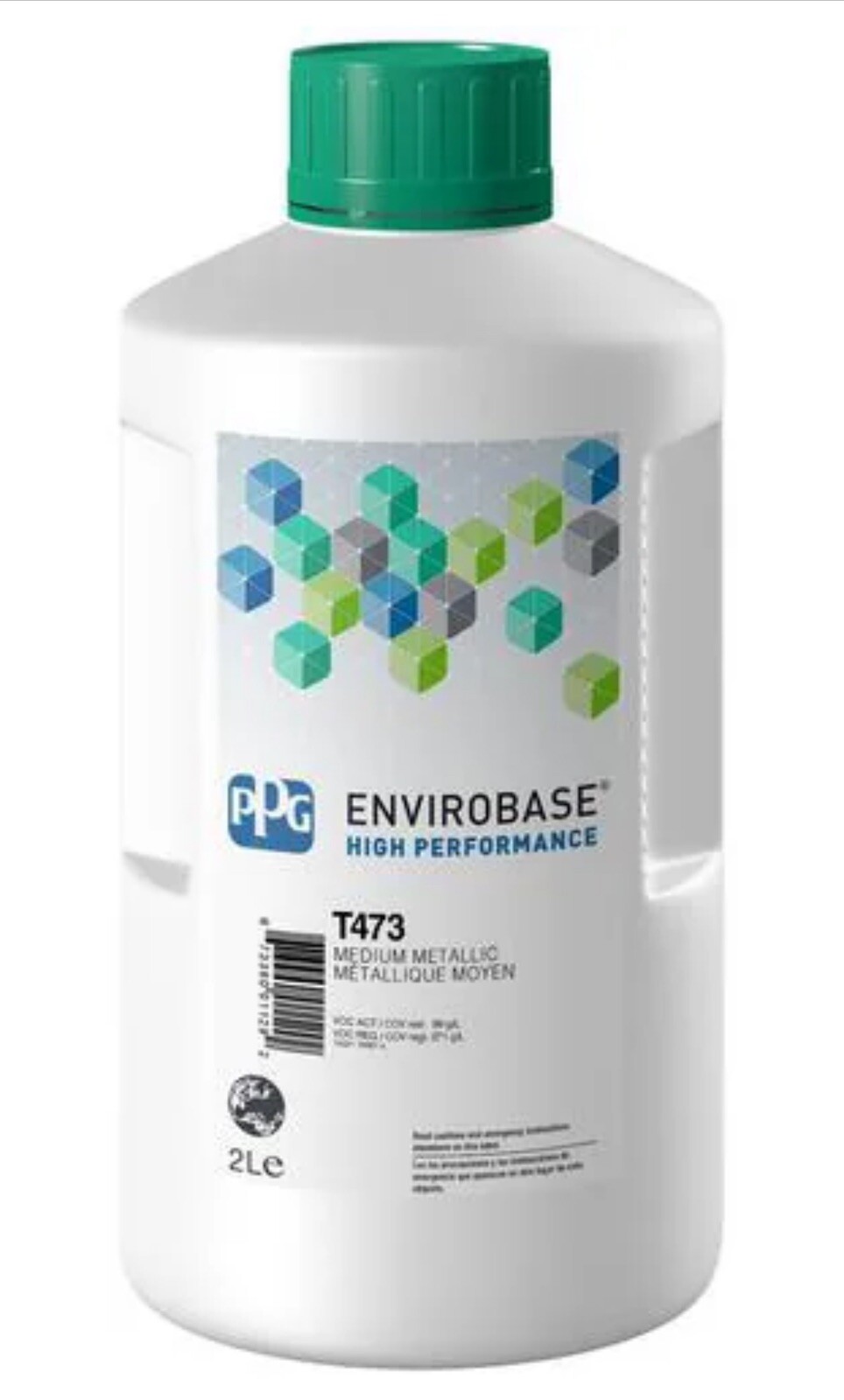 T473 PPG Envirobase Medium Metallic 2 Liter 