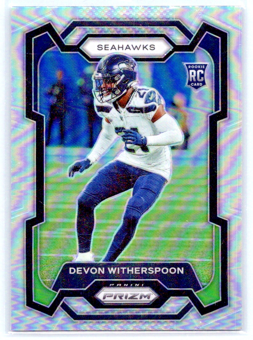2023 Panini Prizm - Rookies Devon Witherspoon #389 Silver Prizm (RC)