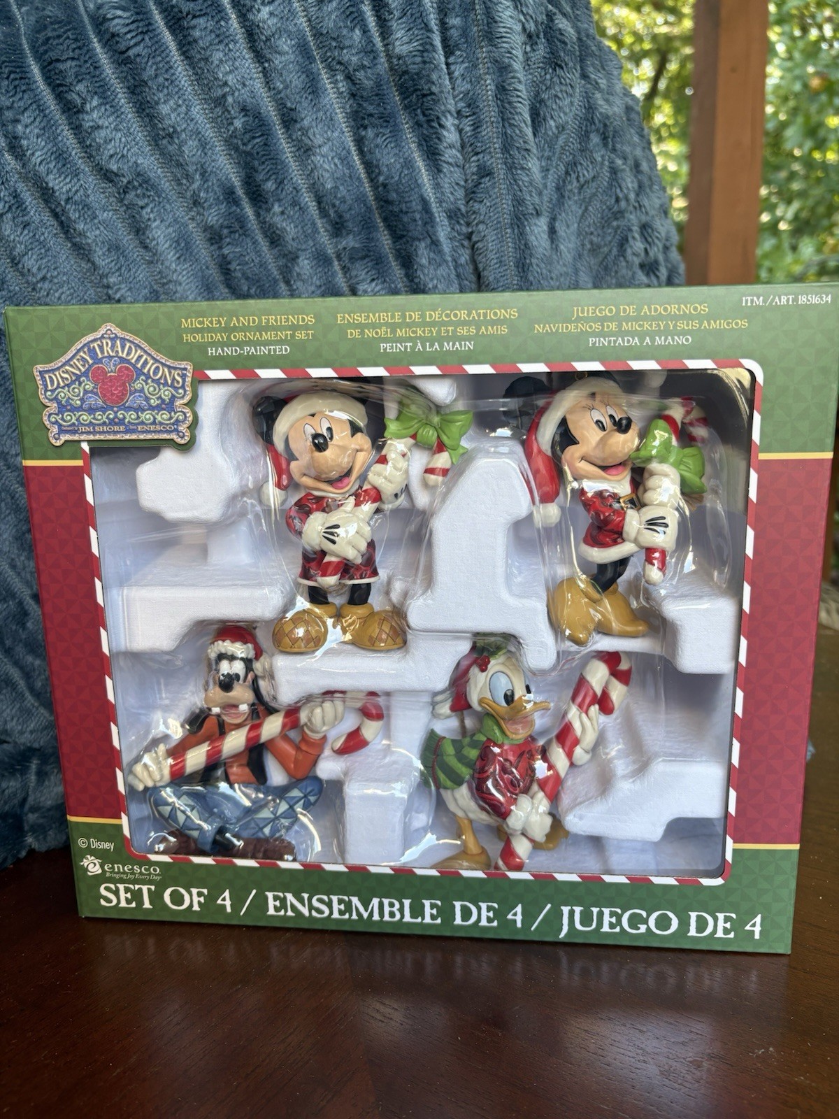 Enesco Disney Jim Shore Mickey & Friends Figurine Ornaments Minnie Goofy Donald