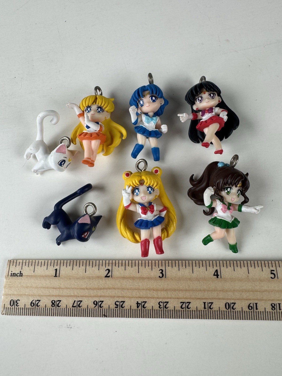 Sailor Moon Swing Set Complete Bandai Gacha Keychains