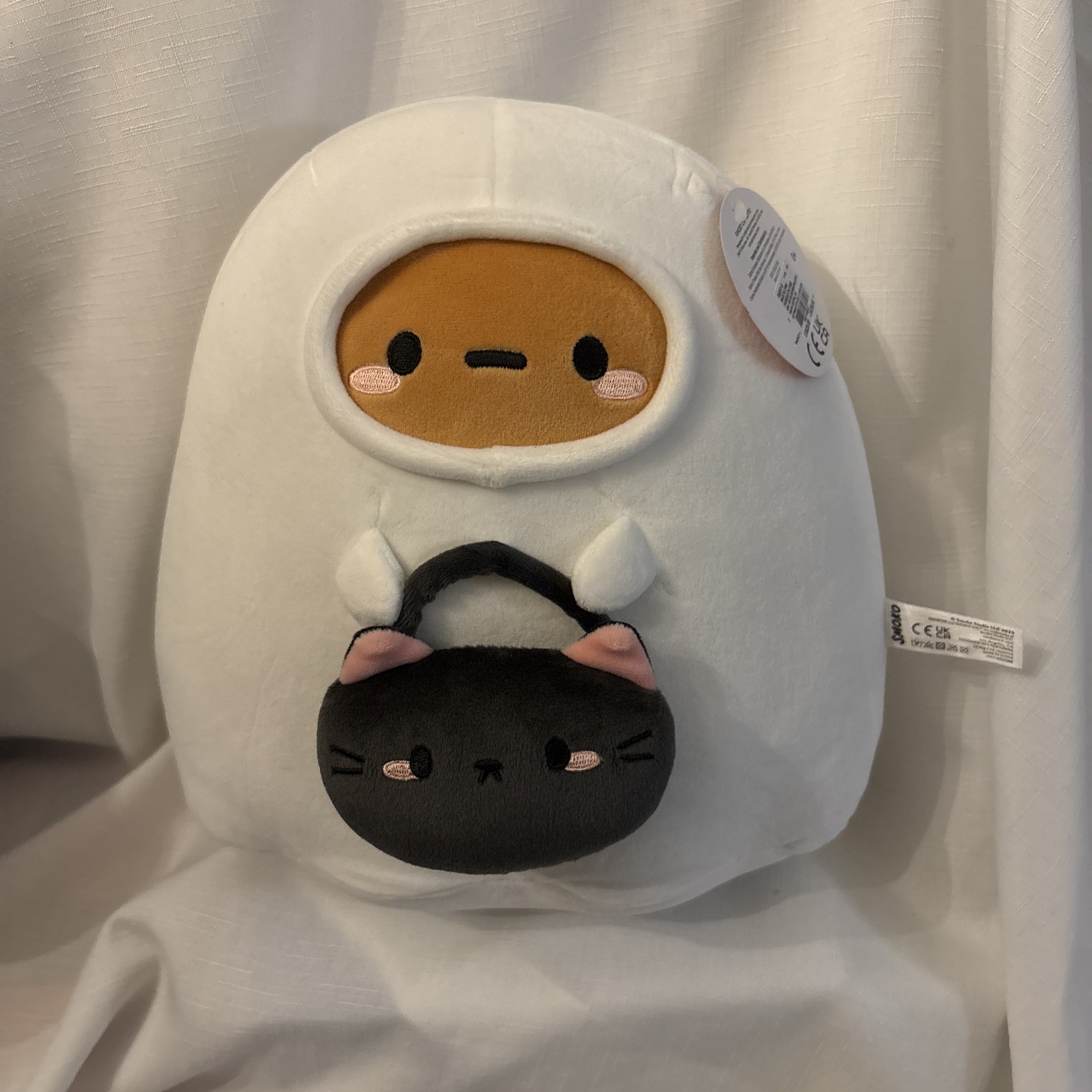 Smoko 12” Inch GHOST CAT TAYTO Mochi Plush Potato Halloween Costume RARE New Smoko 12” Inch GHOST CAT TAYTO Mochi Plush Potato Halloween Costume RARE New