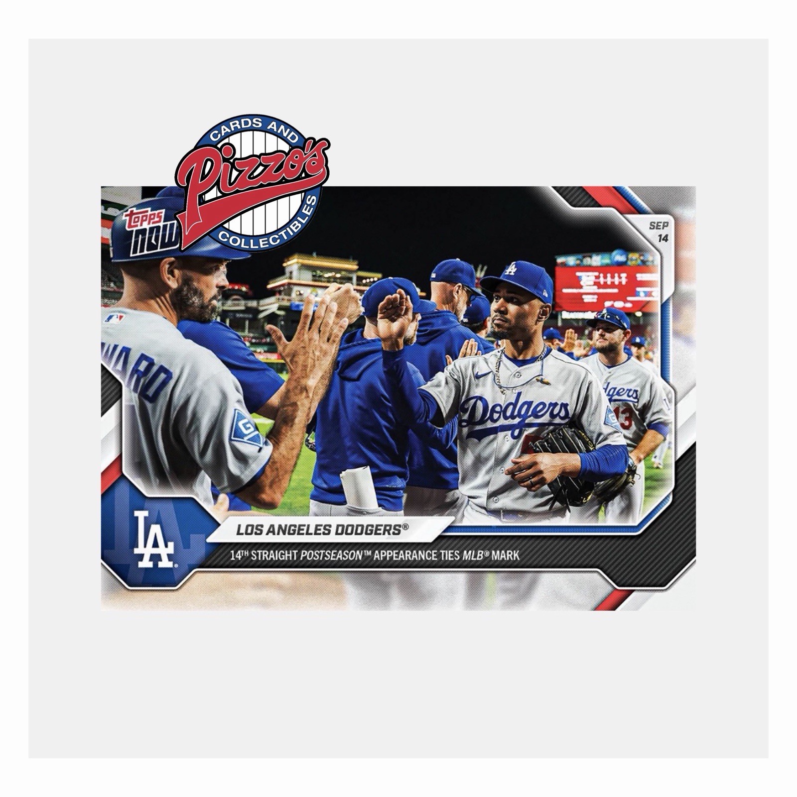 Los Angeles Dodgers 14th Straight Postseason 2026 MLB Topps NOW Card 673 Presale