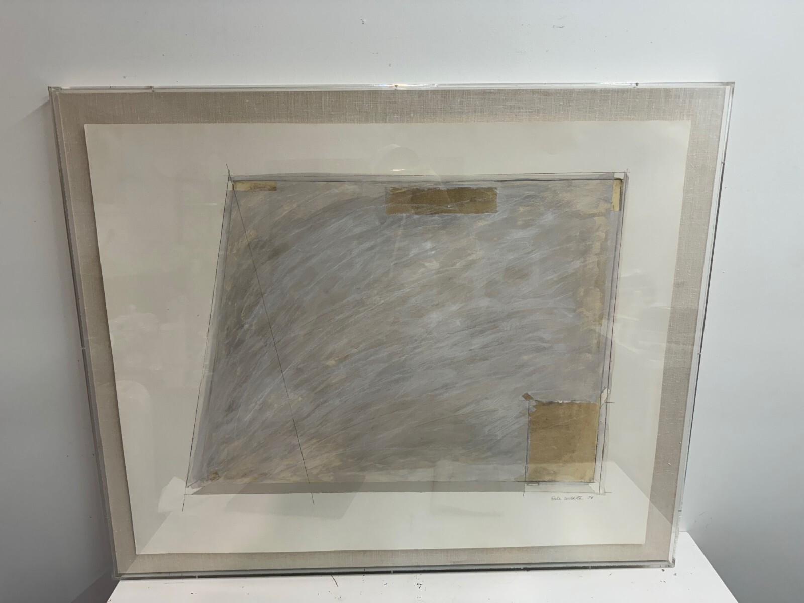 Vintage 1978 Dale Wilhite Mixed Media Art on Paper