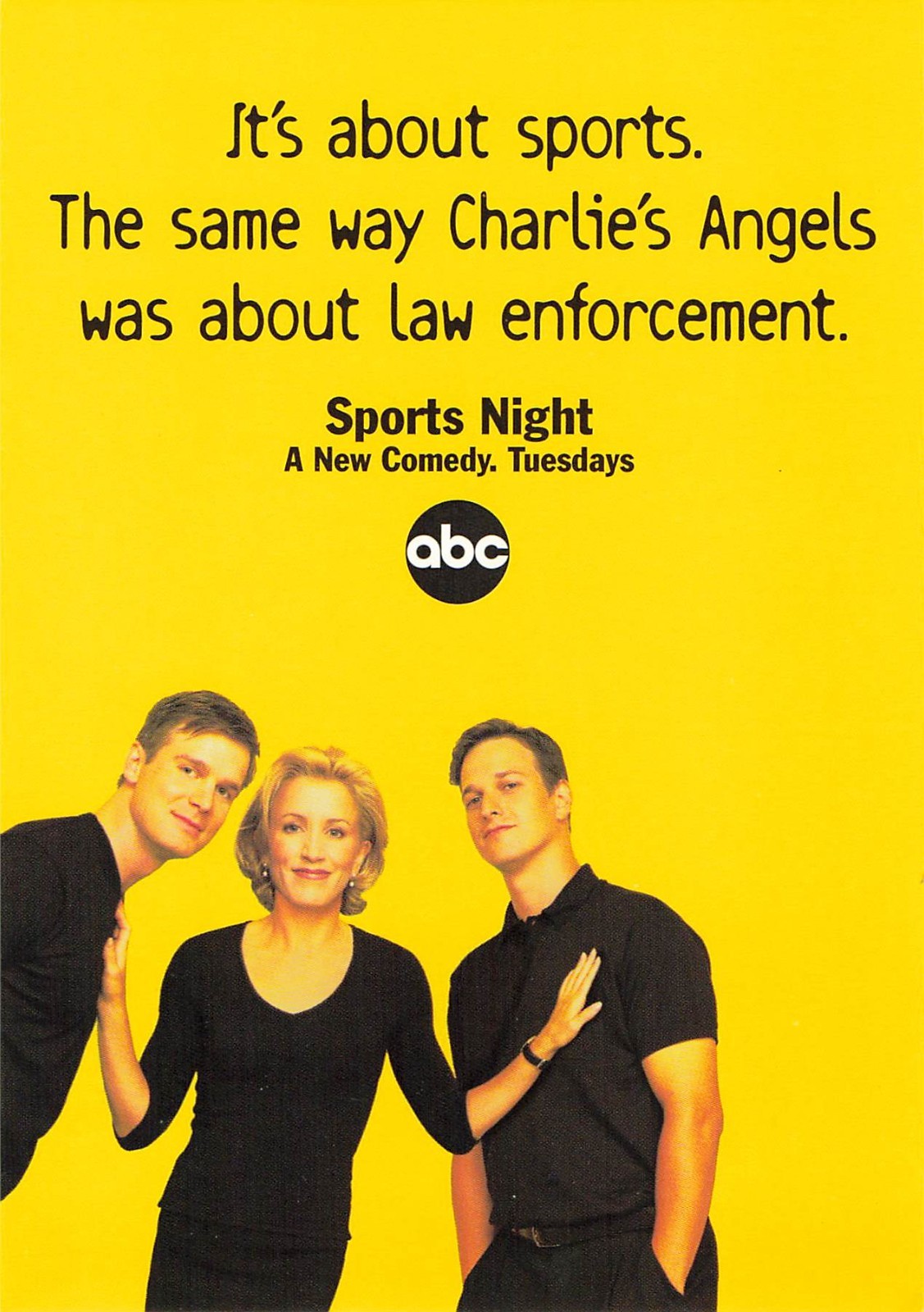 Nationwide Postcard Advertising Promotional Comedy ~ ABC ~ Sports Night