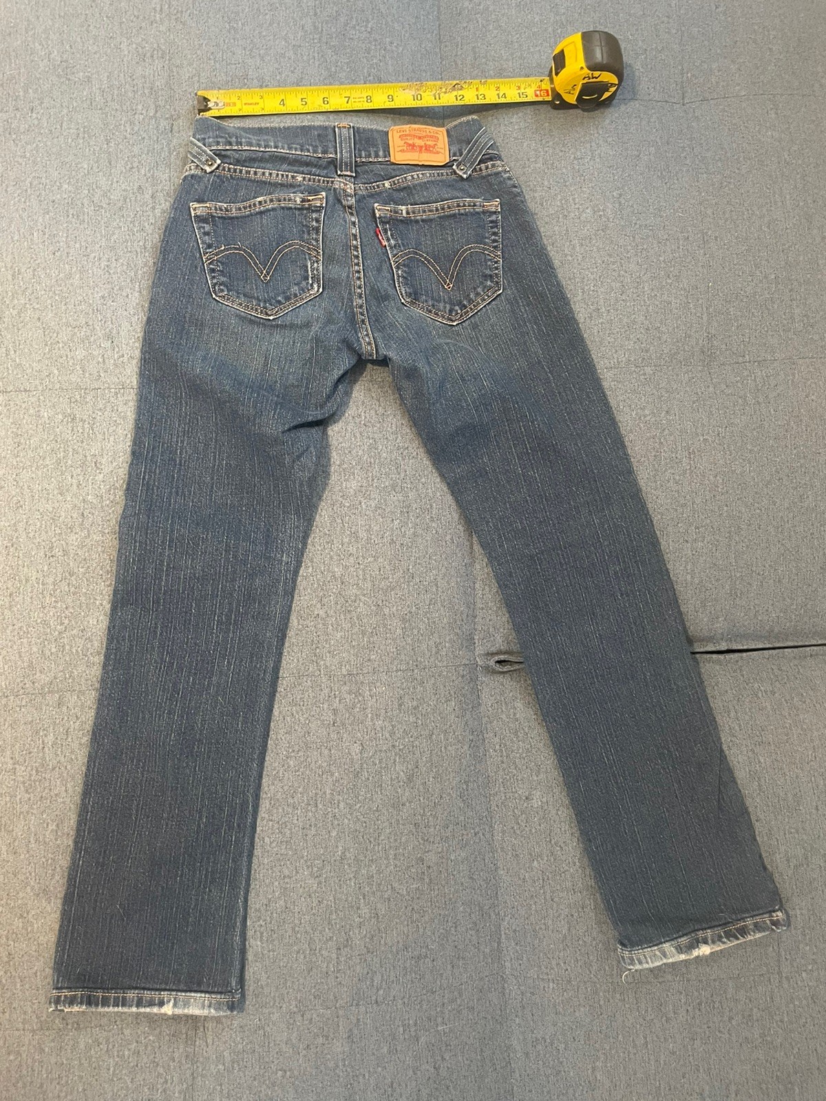 Vintage 2007 Levis Slouch Straight 504 Denim Jeans Junior Size 5M Low Rise Vintage 2007 Levis Slouch Straight 504 Denim Jeans Junior Size 5M Low Rise