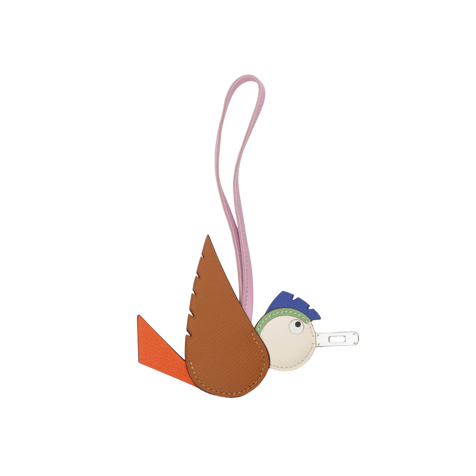Hermès Bird Bag Charm Multicolor Swift/Epsom Leather 1000 KA Bag Charms