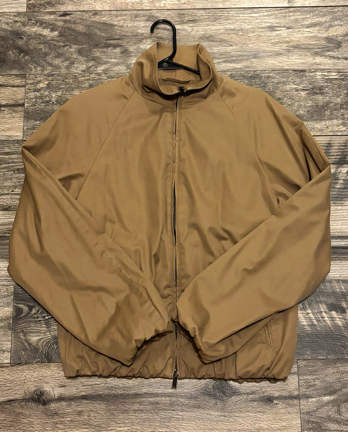 The Row Oyu Brown Zip Jacket Mid-Length Relaxed Fit Pockets FR 36 The Row Oyu Brown Zip Jacket Mid-Length Relaxed Fit Pockets FR 36
