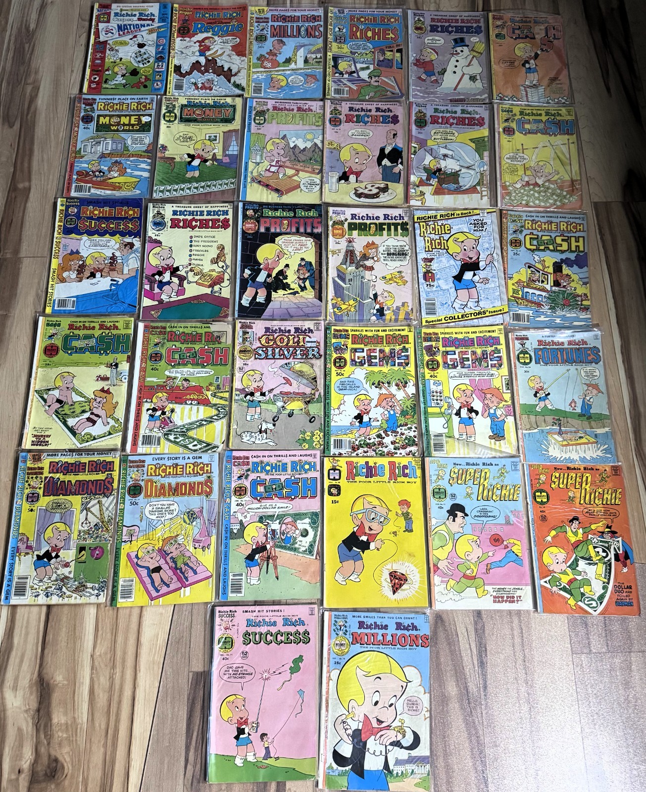 Richie Rich, Uncle Scrooge and Sad Sack Comics 66 lot count