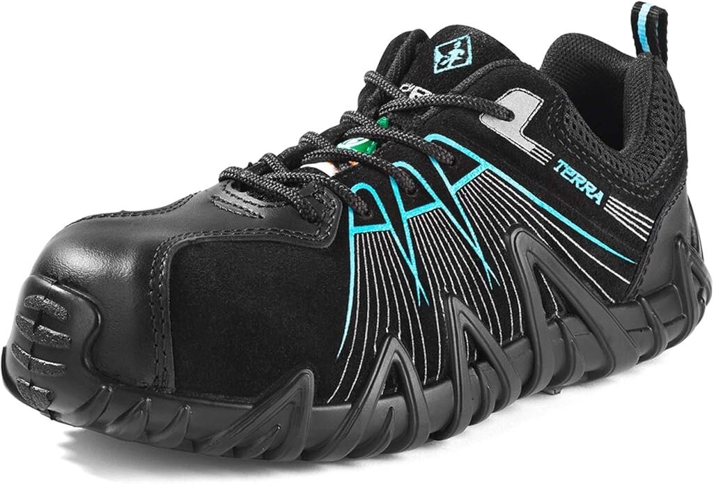 Terra Women\'s Spider X Low Composite Toe Water-Resistant Safety Shoe Size 6.5 M