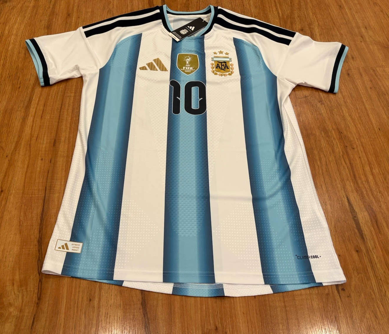 Adidas MESSI Argentina 2026 Home Authentic White Match Jersey KH3934 Size XL New