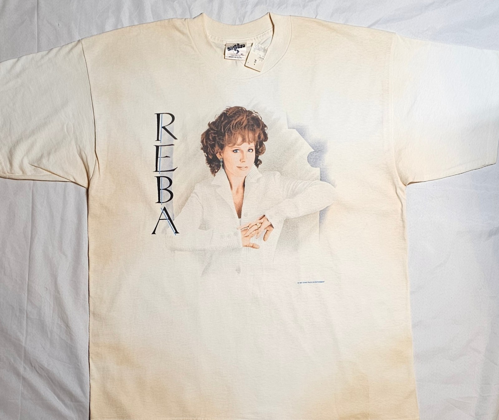 VTG 1997 Reba McEntire Concert T Shirt  Country Tour XL NWT Cronies Deadstock