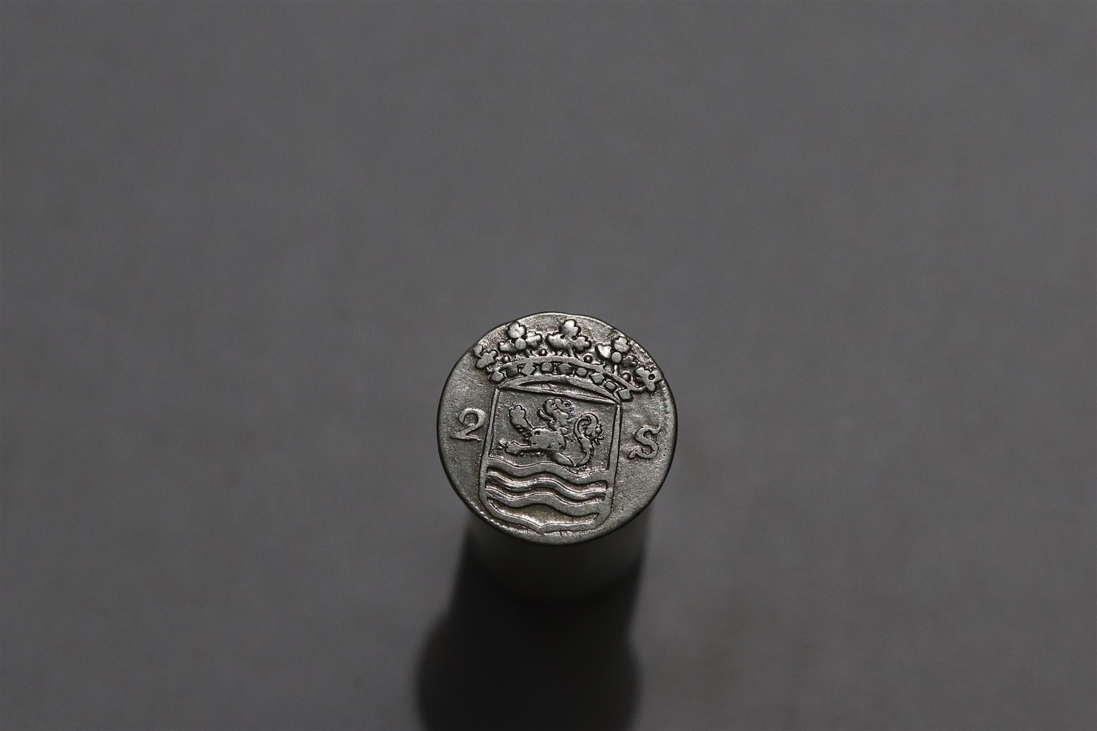 🧭 🇳🇱 NETHERLANDS ZEELAND 2 STUIVERS 1753 SILVER B96 #K3091