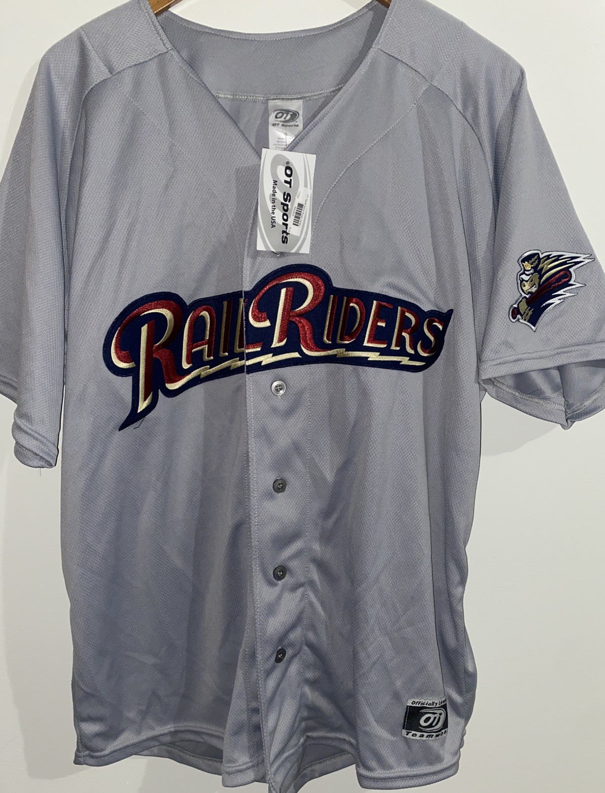 Scranton Wilkes Barre Railriders Sewn Jersey by OT Sports - Men\'s Size XL - NWT