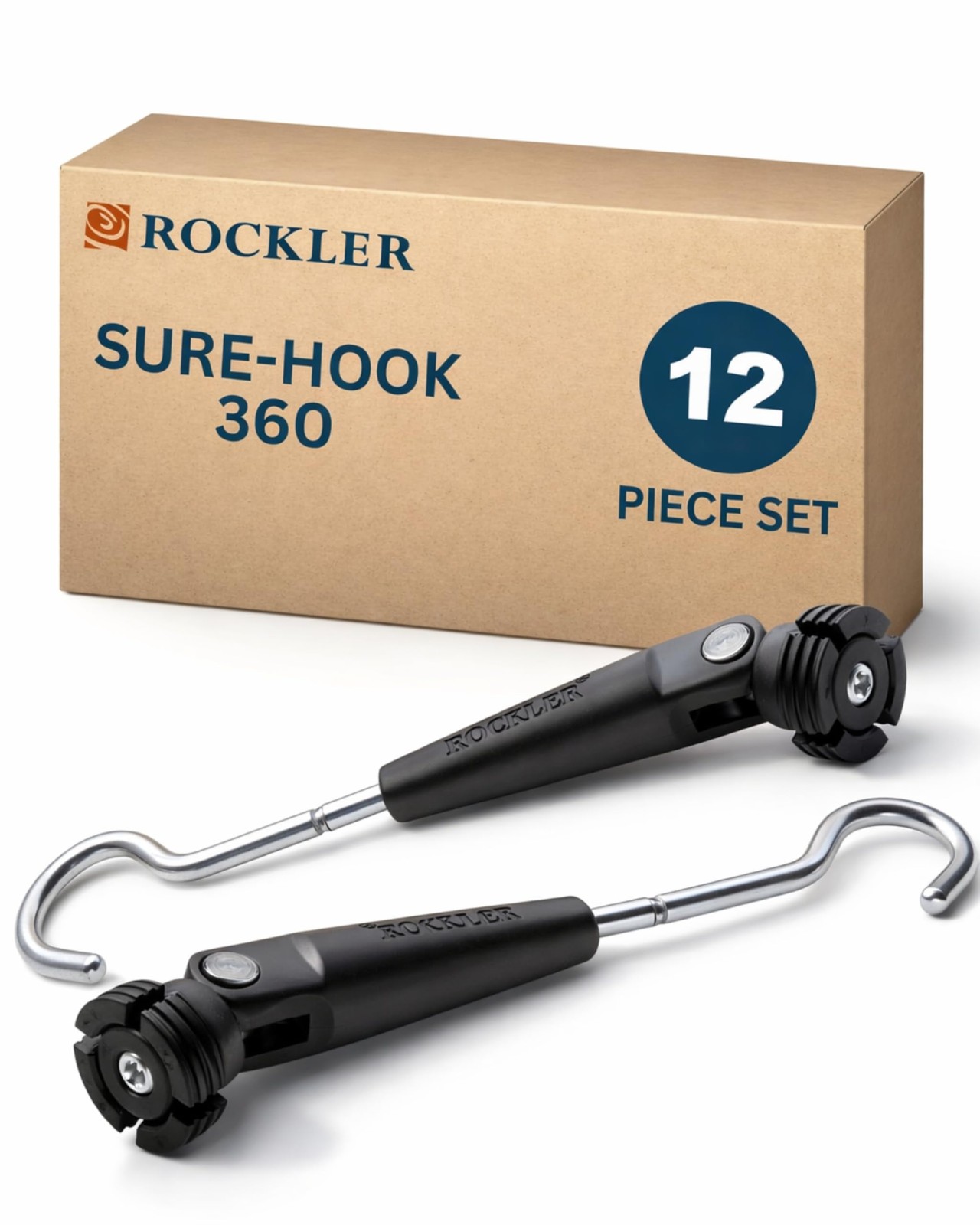 Rockler Sure-Hook 360 Universal Painting Rack Tools (12 Pack) Silver Rockler Sure-Hook 360 Universal Painting Rack Tools (12 Pack) Silver