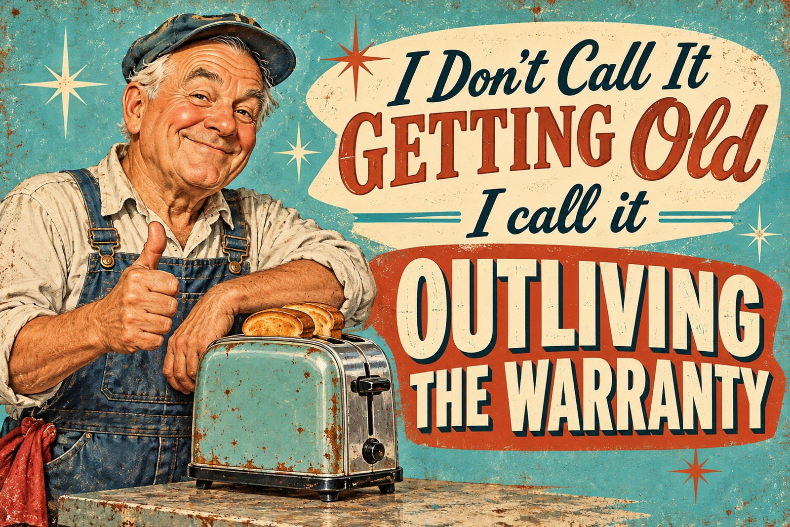 I Don’T Call It GETTING Old I Call It OUTLIVING THE Funny Sign Aluminum