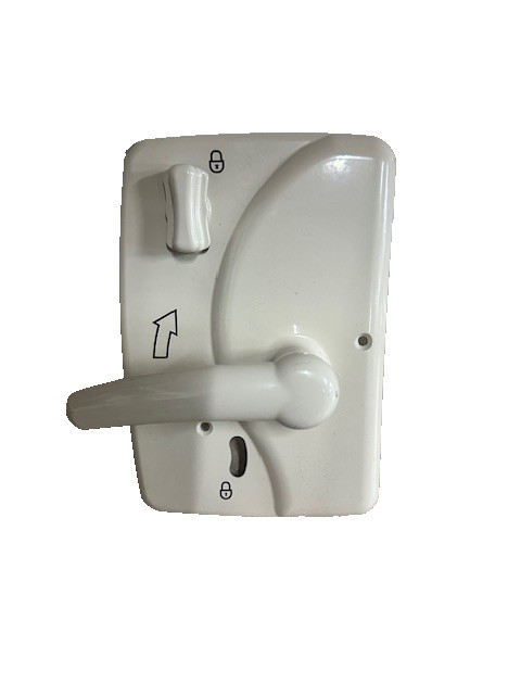 Trimark 25256-02, RV Interior Door Handle Plate for Model 30-900, White