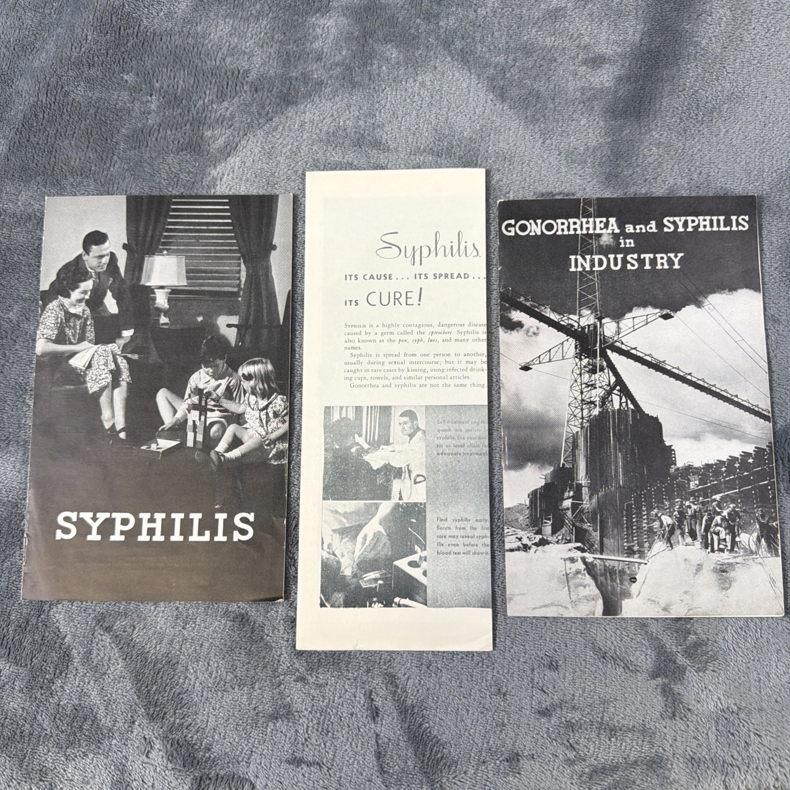 Vintage Venereal Disease Booklets 1936 Pre WW2, 99 Years Old