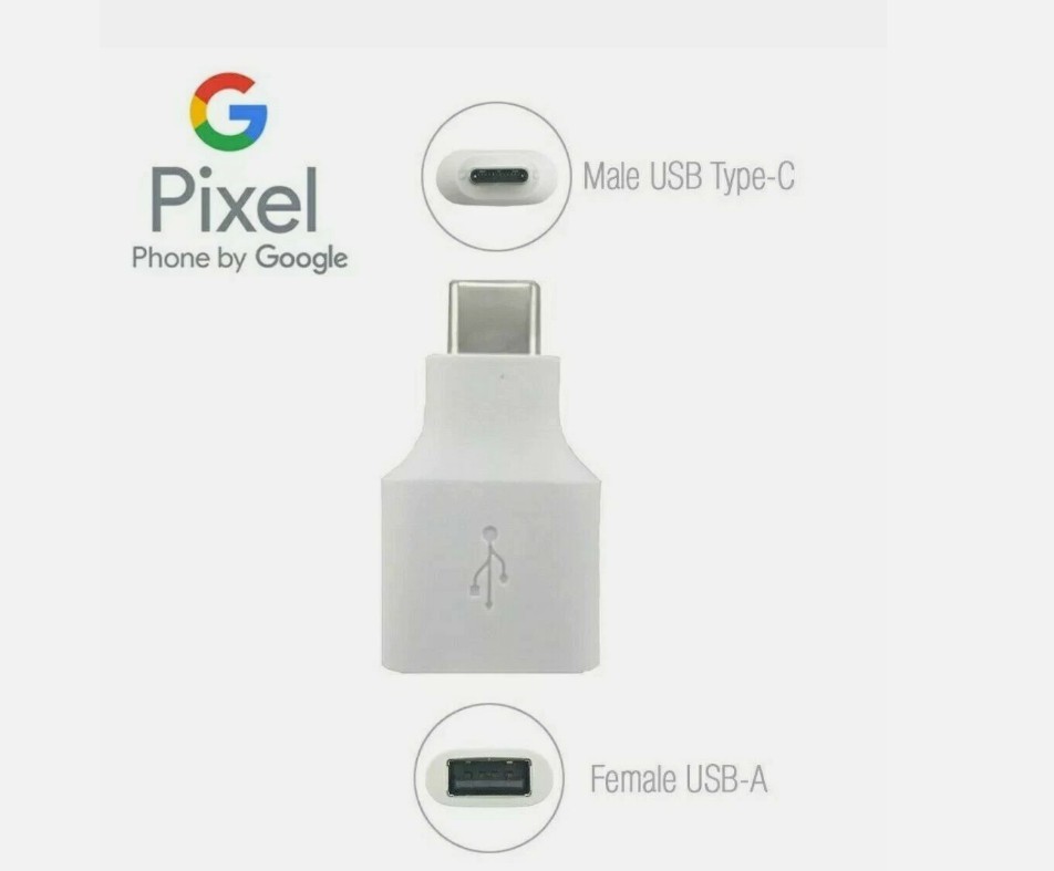 1 PACK - OEM Google Type-C to USB Adapter - Genuine Google Accessory - US SELLER