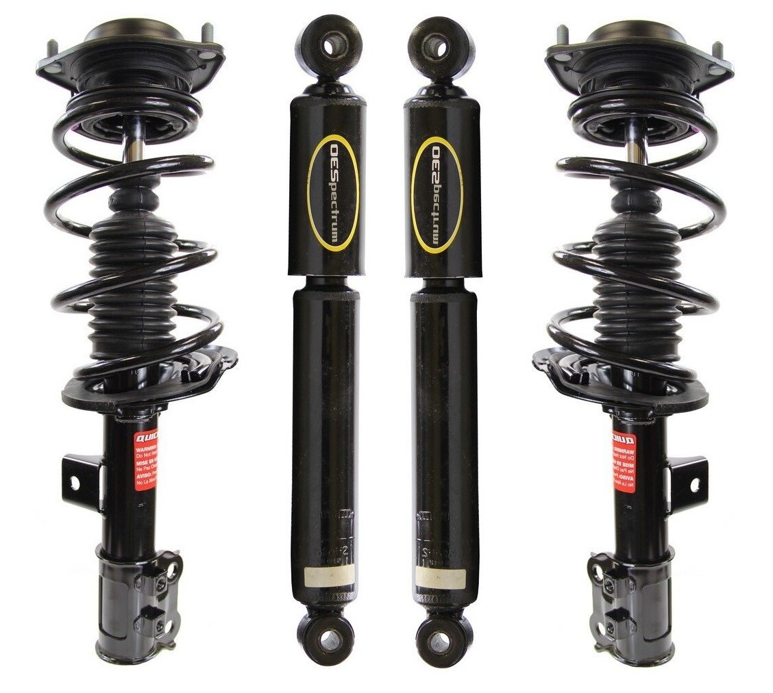 Monroe Front Strut Coil Springs & Rear Shock Absorbers Kit For Elantra Sedan