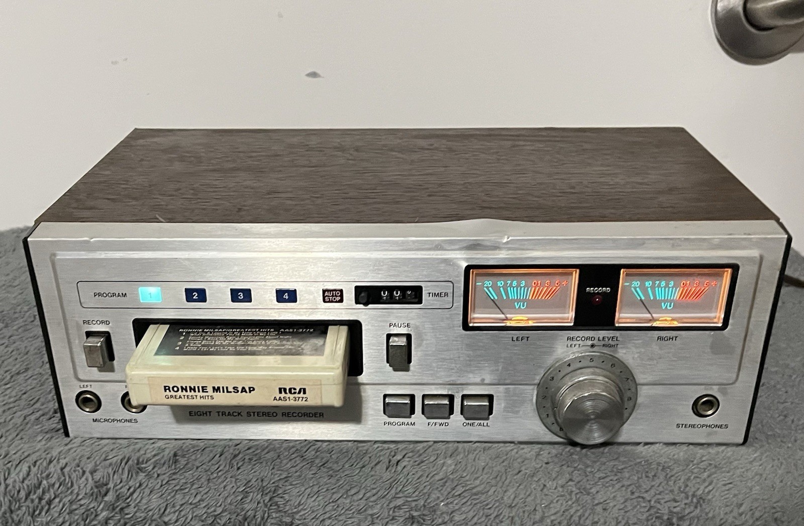 Vintage 1970s 1980s Craig H261 8 Track Tape Stereo Recorder Player Tested~Works