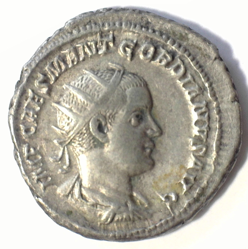 GORDIAN III 238-9 AD SILVER ANTONIANUS VICTORIA AVG ROME XF SEAR-8664