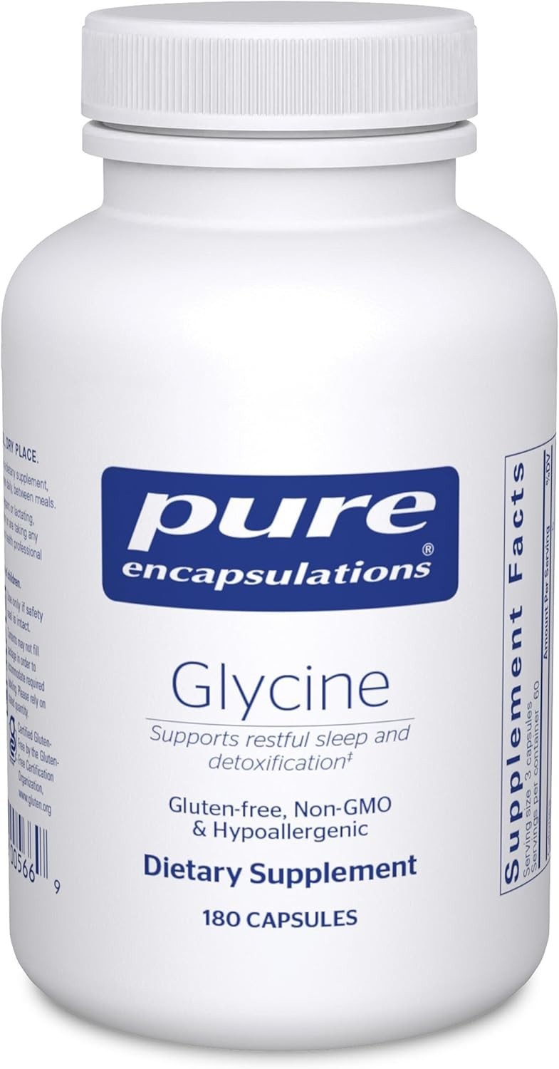 Pure Encapsulations Glycine, 180 Capsules Exp.03/28