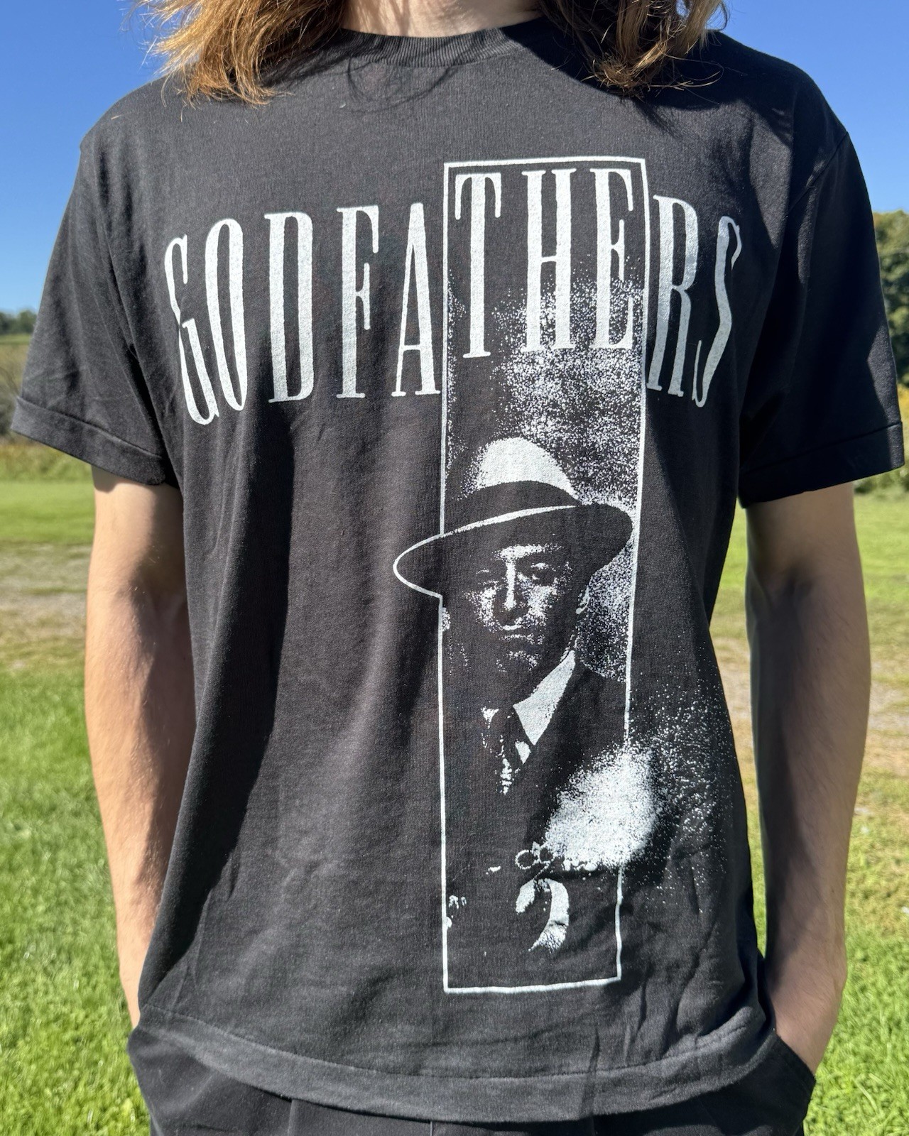 Vintage  1988 The Godfathers Shirt DEADSTOCK Mint Never Been Worn Large