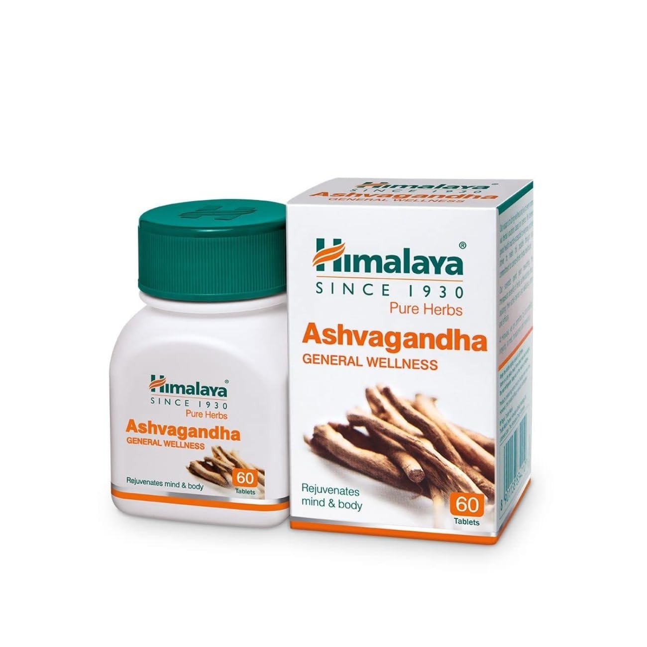 50 x Pack Himalaya Wellness Pure  | Herbs Ashwagandha General Wellness 60 Tab
