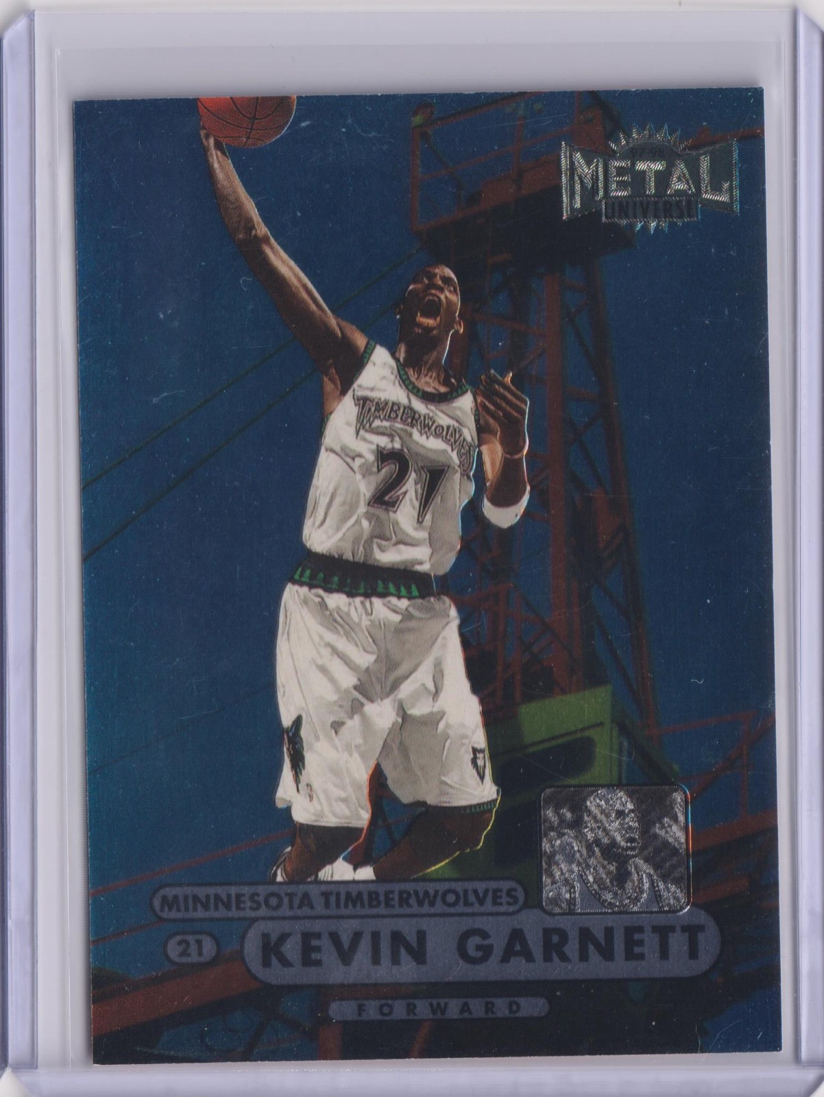 1997-98 Metal Universe Championship Preview - Kevin Garnett #41 1997-98 Metal Universe Championship Preview - Kevin Garnett #41