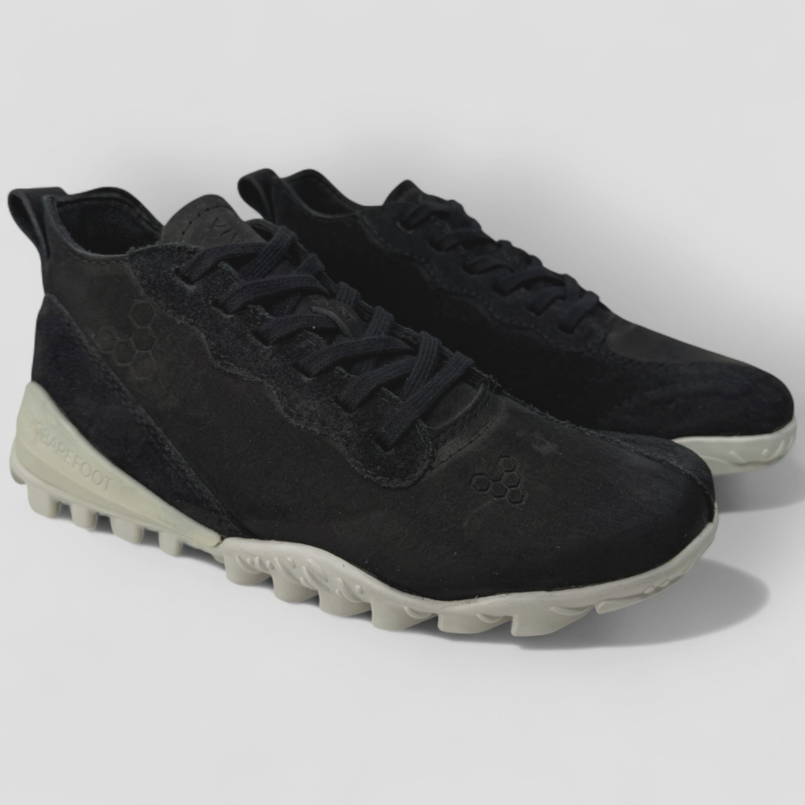 Vivobarefoot Novus Mid Womens Barefoot Sneaker Black Obsidian Sz 6 NWOB