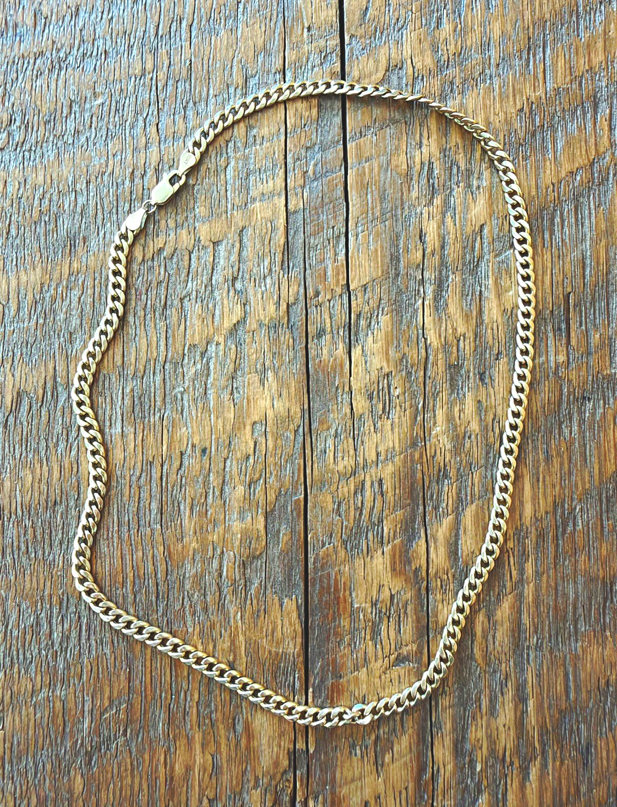 10K Yellow SOLID Gold 5mm Miami Cuban Link Chain Necklace, Lobster Clasp, Signed 10K Yellow SOLID Gold 5mm Miami Cuban Link Chain Necklace, Lobster Clasp, Signed