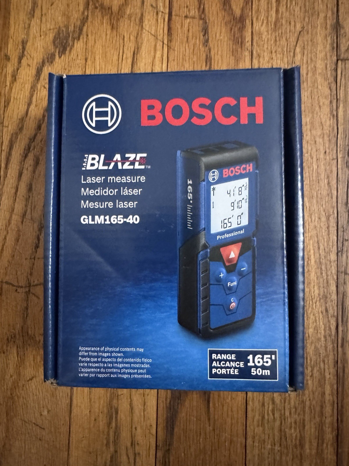 Bosch Blaze Laser Measure GLM165-40 New Sealed 