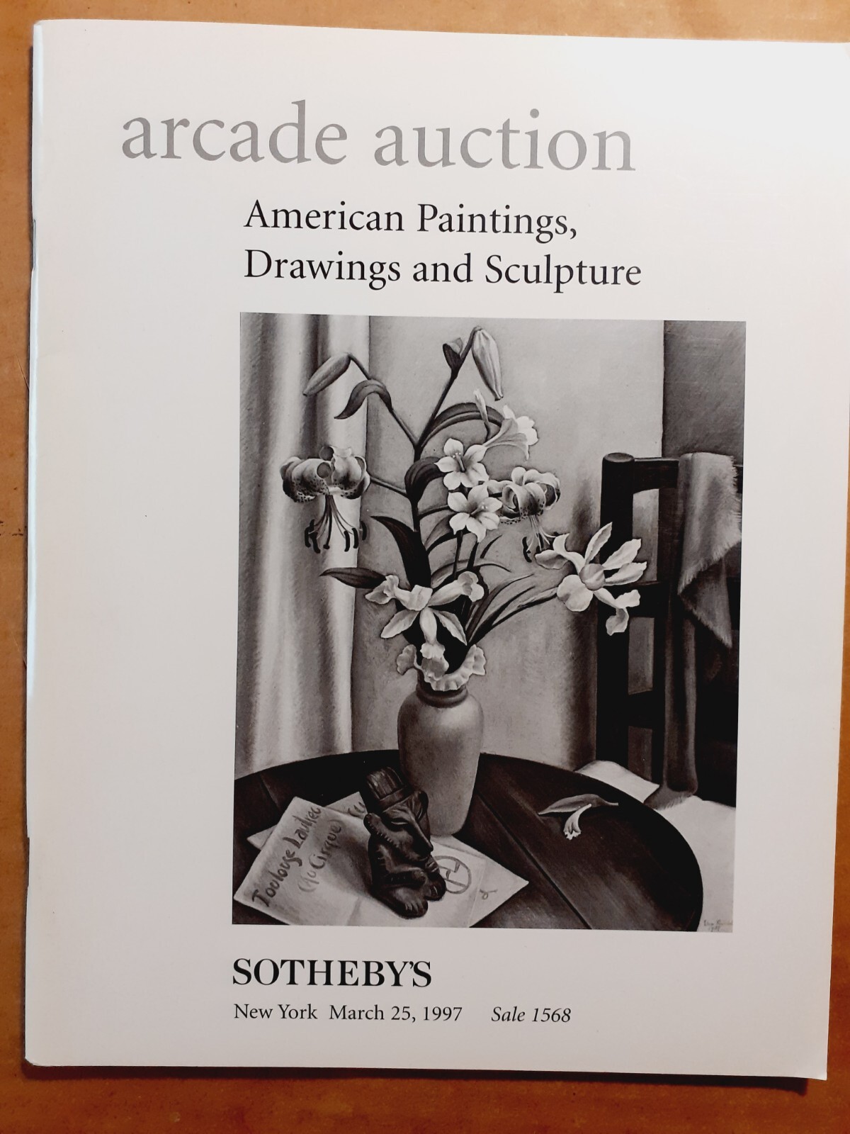 Sotheby\'s Auction Catalog American Paintings Drawings Sculpture Fine Art