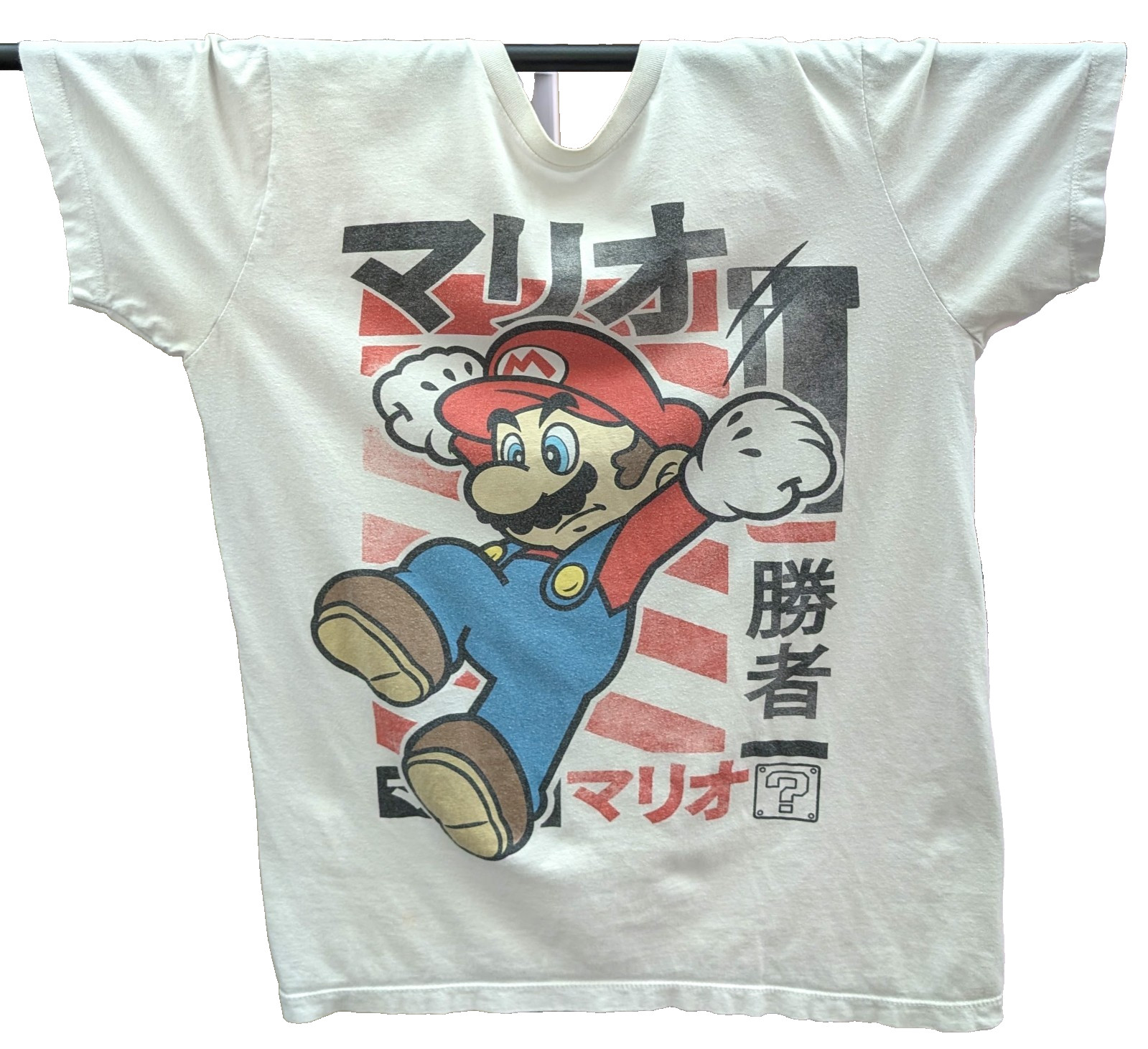 RARE SAMPLE Vintage Super Mario Japanese Graphic T-Shirt Small/Medium
